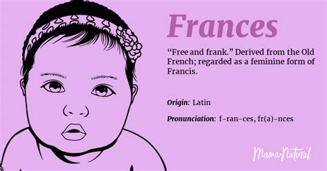 frances is male or female.